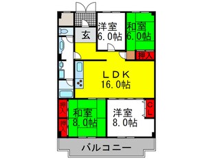 高塚苑の物件間取画像